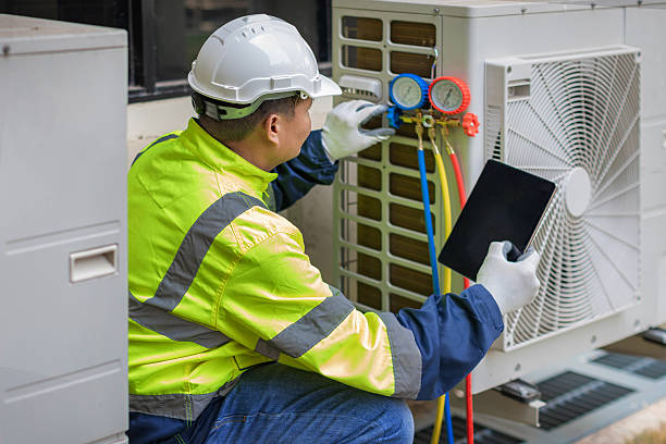 Professional Hvac technician working in Durham, NH